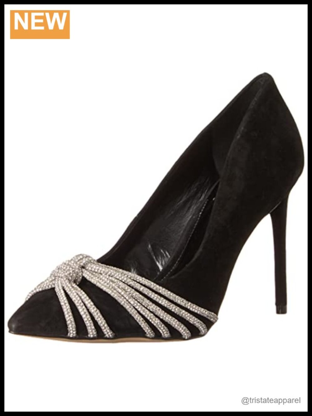 Suede Pointed Toe Stiletto Heel Pump Evening Slip On
